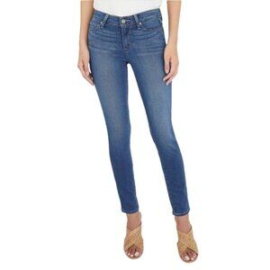 PAIGE Skyline Ankle Peg Torn Back Hem Jeans in Breland Size 28